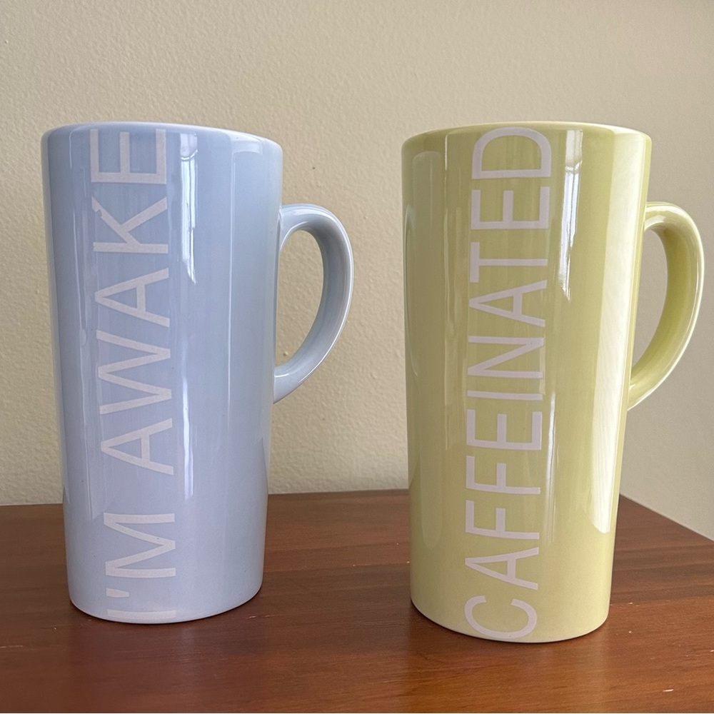 Set of Two Extra Tall Mugs